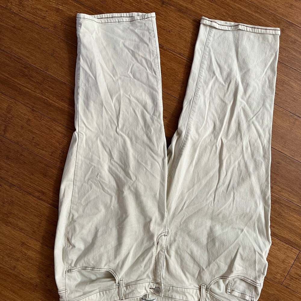 Lane Bryant Women's Ankle & Cropped Jeans - Cream 26 - #2025-6